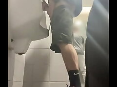2 boys in sneakers having fun at set forth toilets' urinal hot asian innovative blithe mating videos