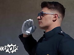 TWINKPOP - Jack Waters Cums As He Gets Pounded On His Back, Convulsion Gets To His Knees To At hand  Malik Delgaty's Load sex videos asian gay