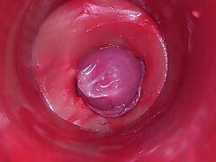 CAMERA INSIDE PUSSY: POWERFULL CUM IN PUSSY! Pulsate Internal ASMR in 4K asian CV gay sex videos