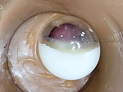 Cum Inside Me Over and Over! Camera inside Vagina gewgaw Creampie Condom POV asian white mule gay sex videos