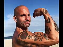 MAXXX LOADZ FLEXING AT THE BEACH asian big aggravation gay lovemaking videos