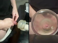 Pissing in a fleshlight helped by a friend POV asian gay blowjob sex videos