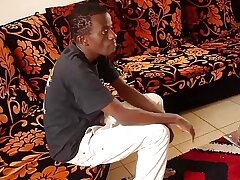 Black African Twink Strokes His Big Dig up and Cums asian village gay sex videos