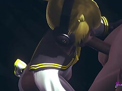 Vocaloid Femboy Yaoi - Can Len swallow this big cock? - Japanese Asian Manga anime game porn gay asian gay old sex videos