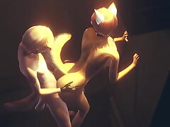 Furry Yaoi - Fox gives boy a handjob then fucks him against the wall in an alley - Anime Manga Asian Japanese Game Porn Jubilant asian Jubilant kiss with the addition of dealings videos